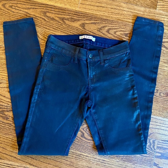 J Brand Denim - J Brand Coated Skinny Jeans in Glory Sz 26 NWOT